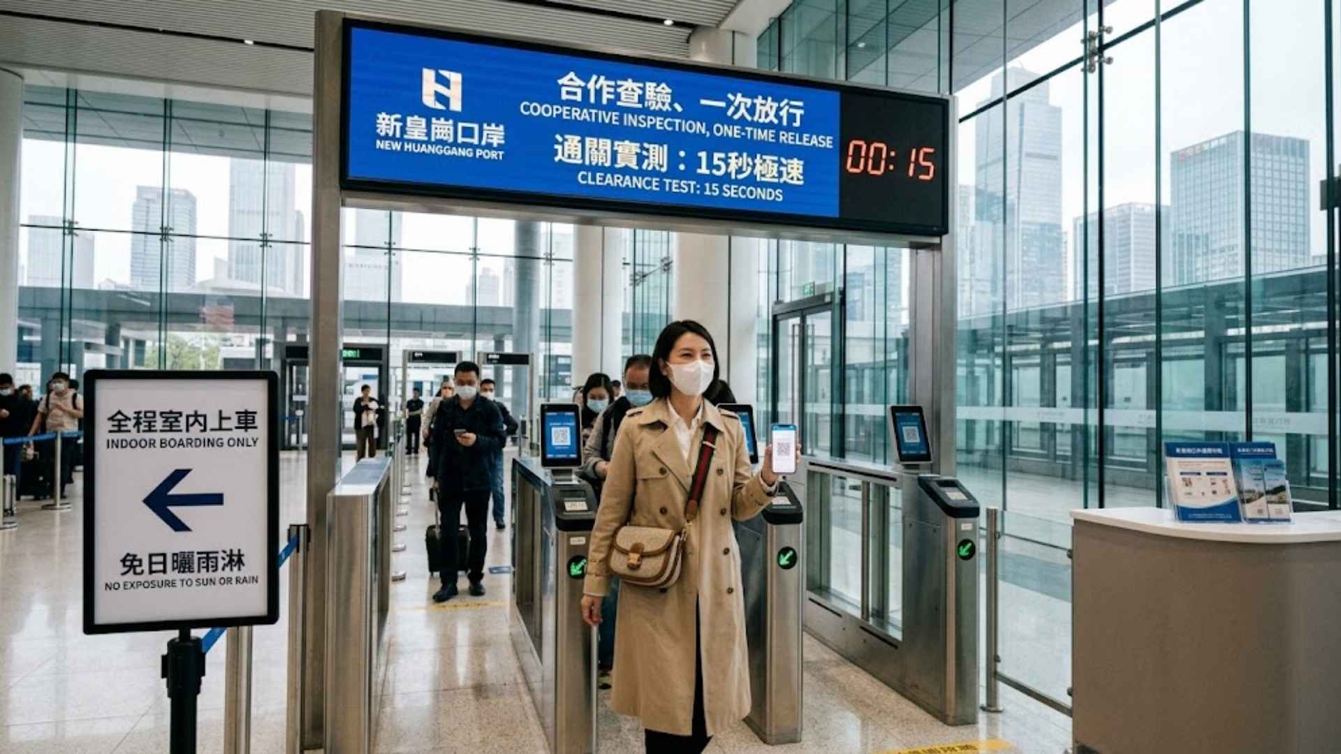 新皇崗口岸正式使用